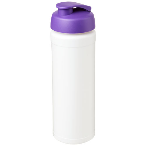 Bidon de sport promotionnel 750ml Baseline® Blanc et Violet